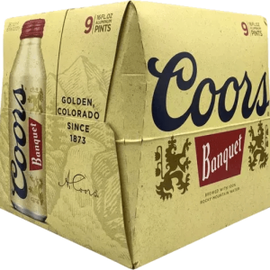 Coors Almunium 9 Bottles