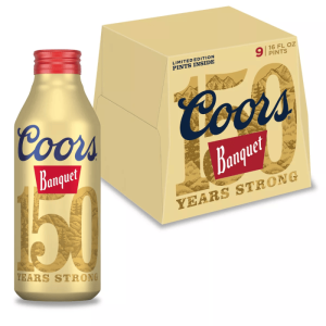 Coors Almunium 9 Bottles