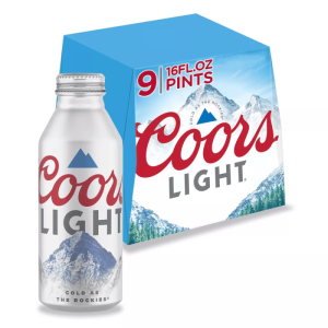 Coors 9 Almunium Bottles